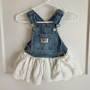 Denim Overalls Dress